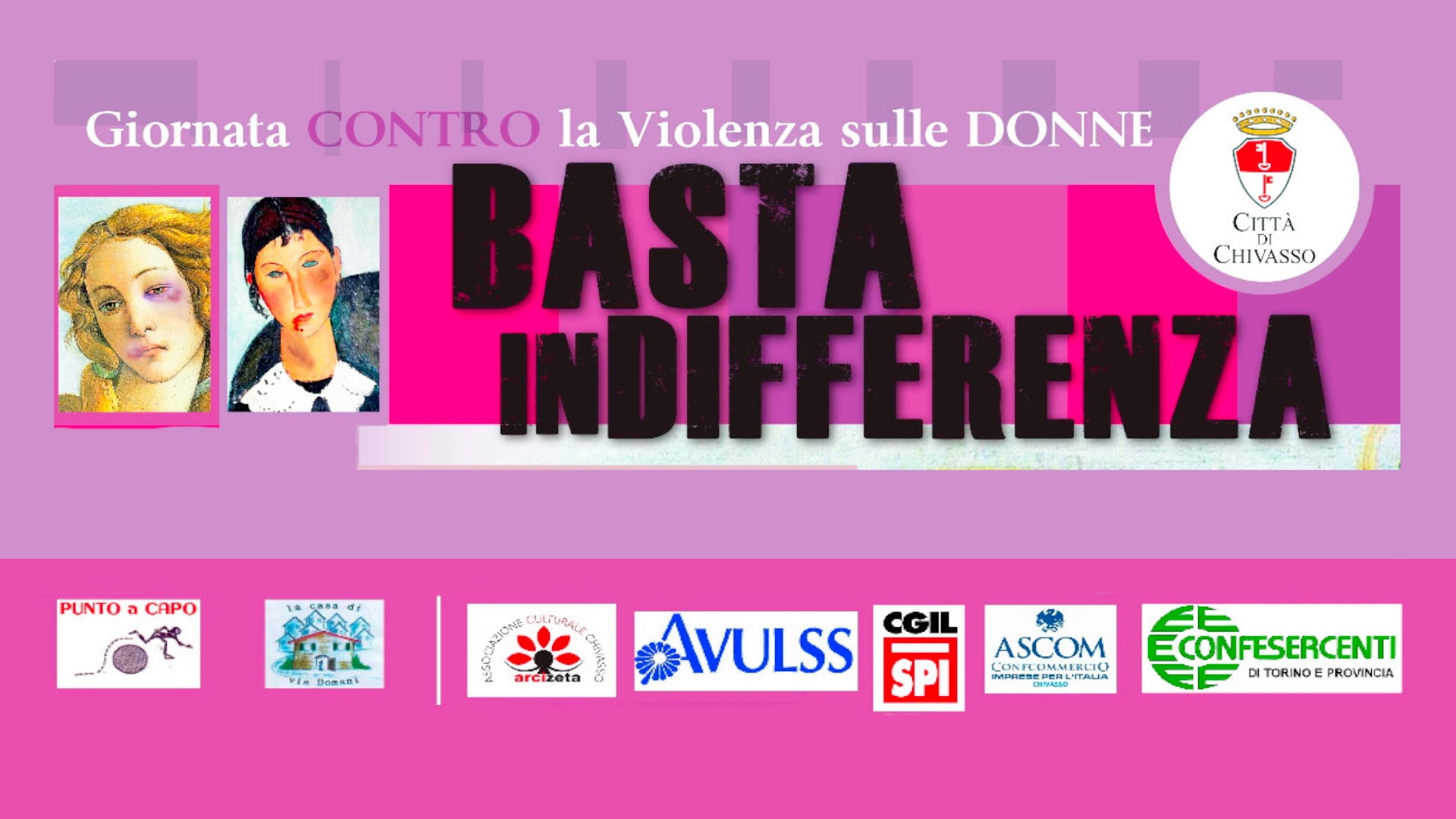 Chivasso - Basta indifferenza!” - Giornate contro la violenza sulle donne  - Monferrato Web TV